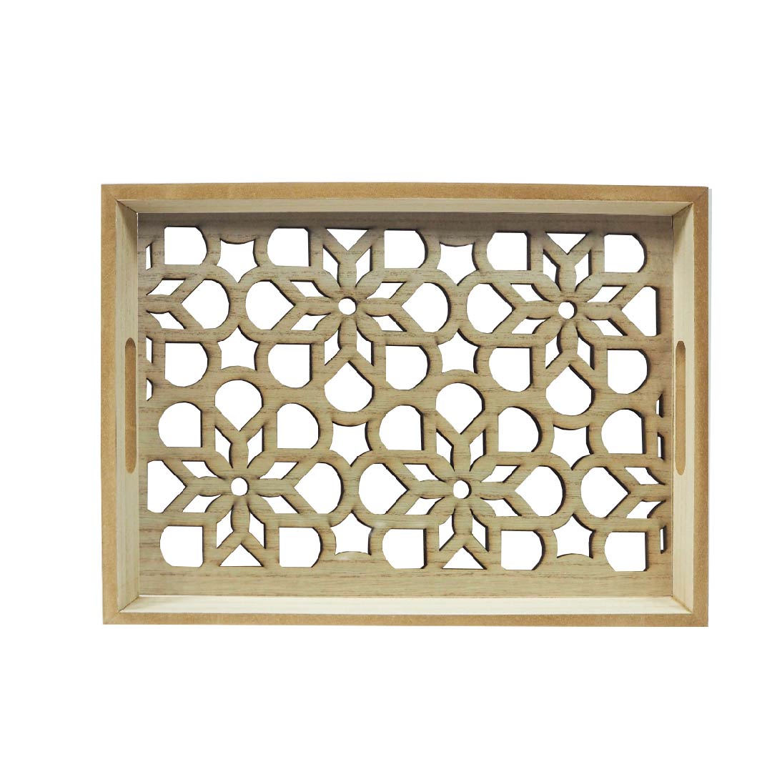 Wooden Tray Flower