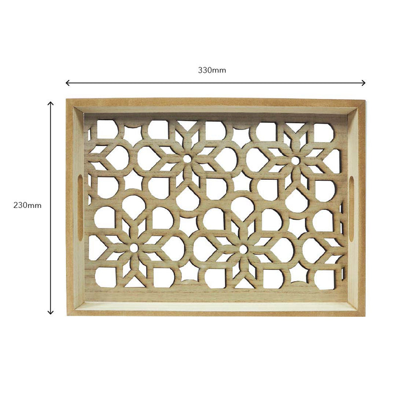 Wooden Tray Flower