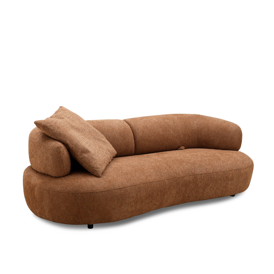 WOYA Push Back 3 Seater Sofa Brown