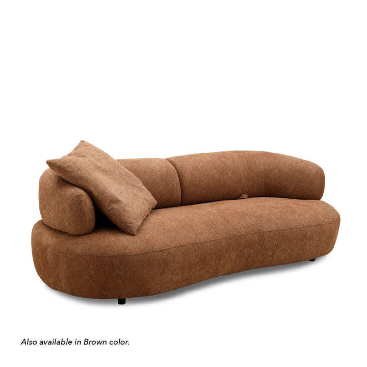 WOYA Push Back 3 Seater Sofa Beige