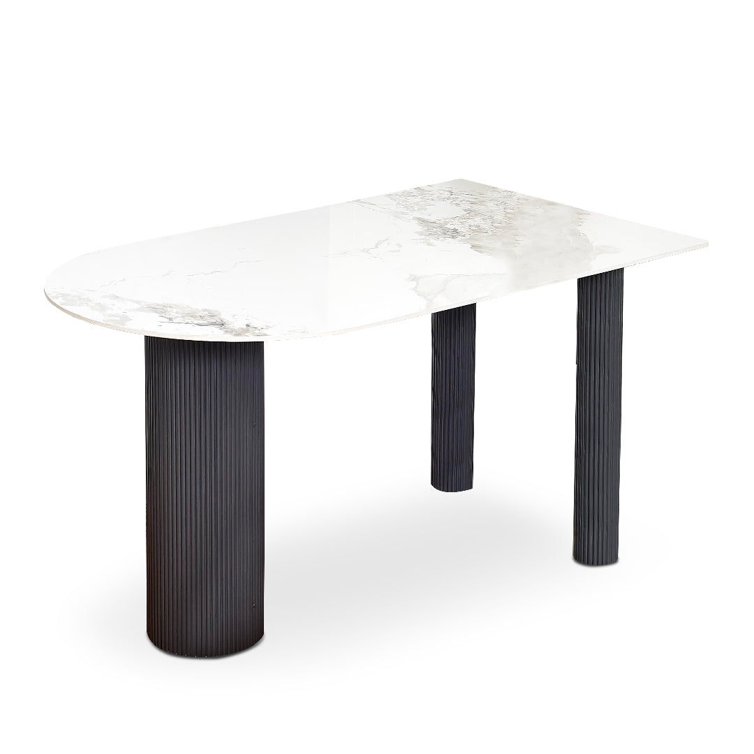 WULAN Dining Set Dark Grey