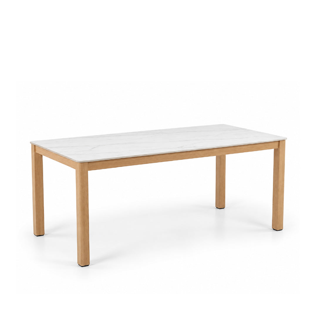 WUMI Ceramic Rectangle Dining Set