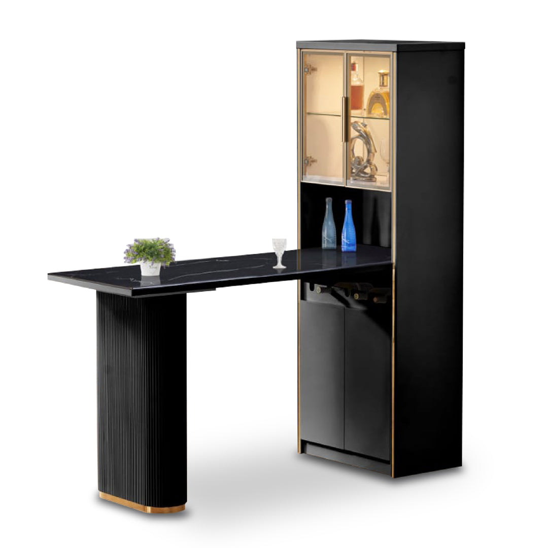 YEJI Bar Table Set Black