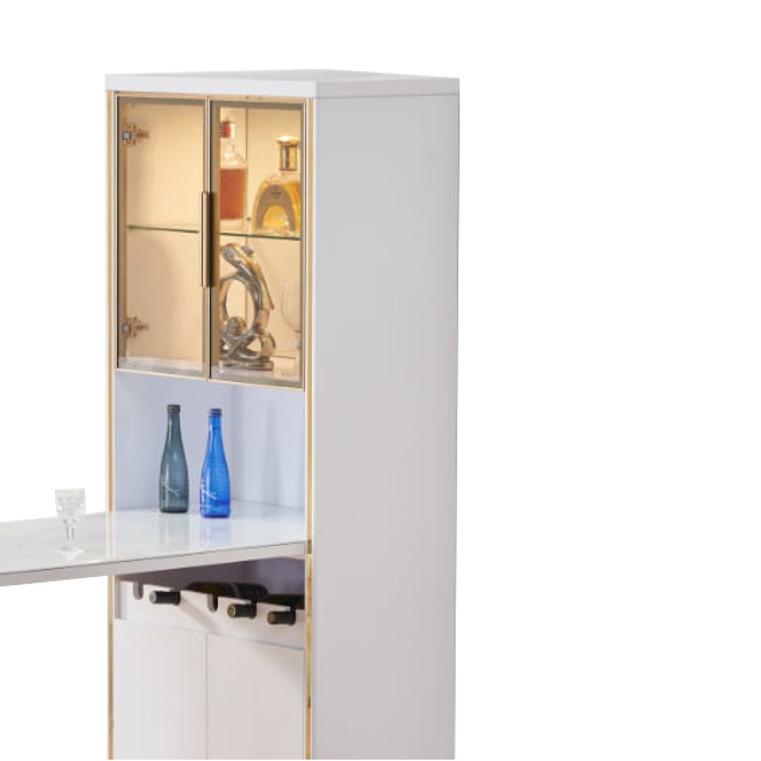 YEJI Bar Table Set White