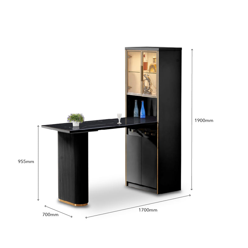 YEJI Bar Table Black