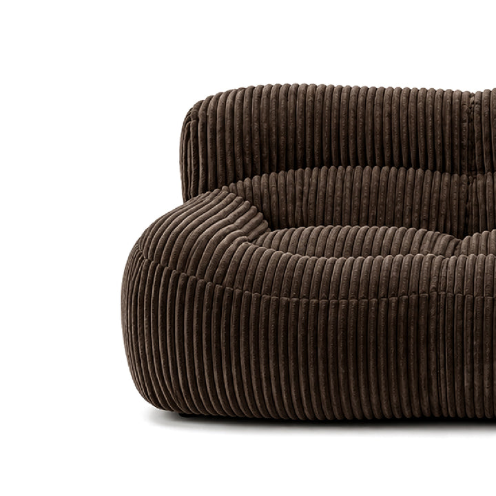 YSUN 3 Seater Compress Sofa Brown