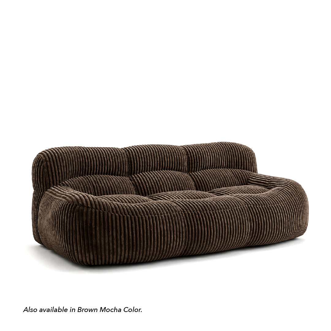 YSUN 3 Seater Compress Sofa Green
