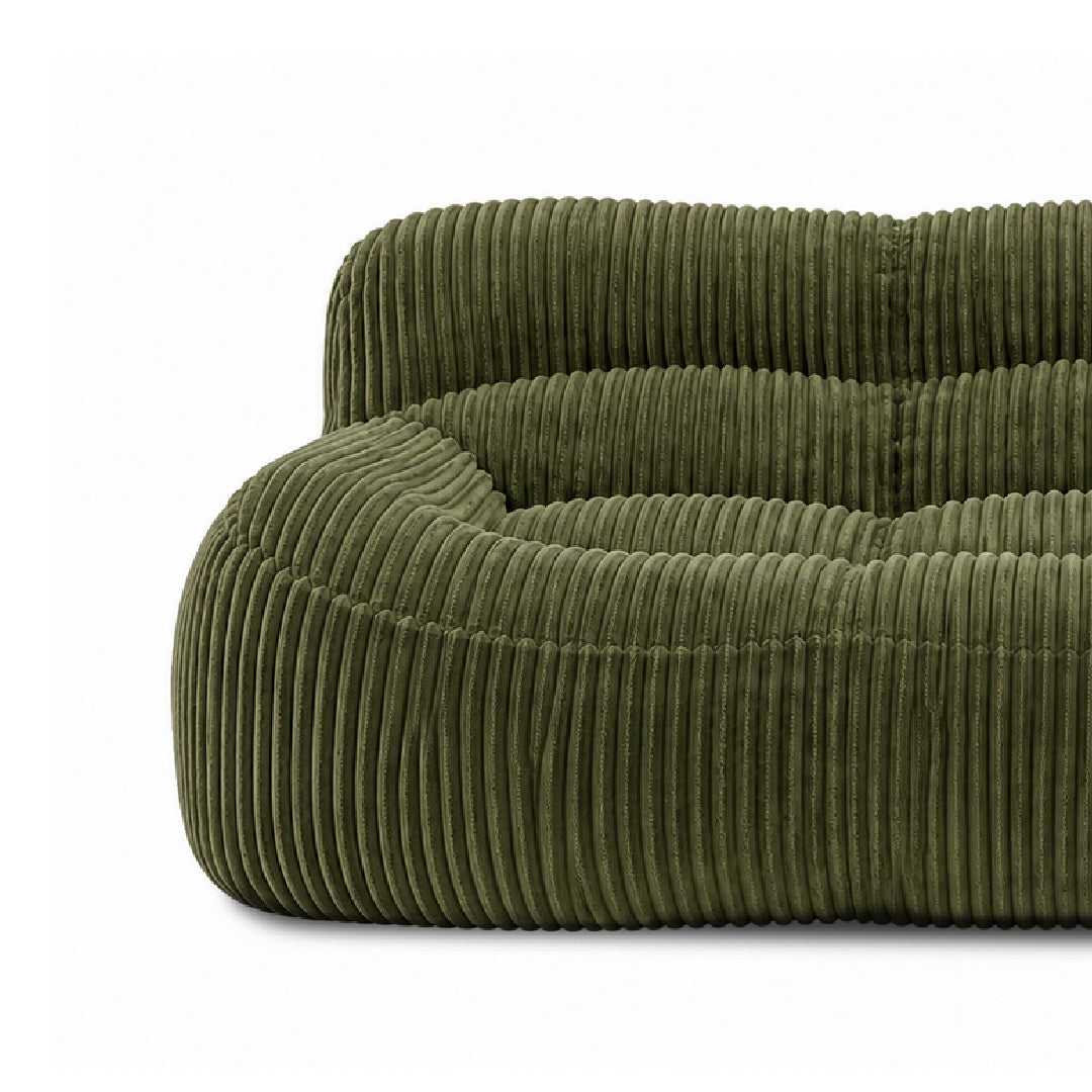 YSUN 3 Seater Compress Sofa Green