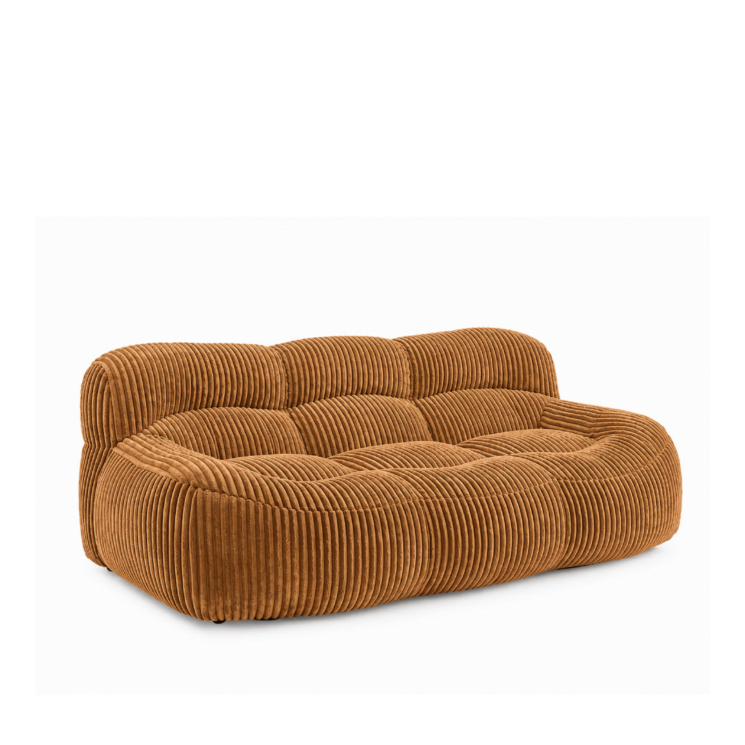 YSUN 3 Seater Compress Sofa Orange