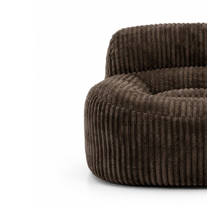 YSUN 1 Seater Compress Sofa Brown