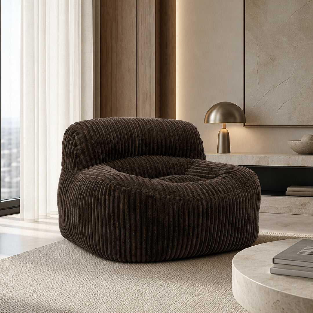 YSUN 1 Seater Compress Sofa Brown