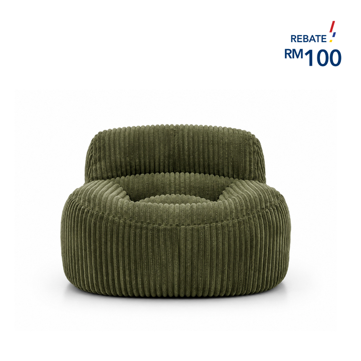 YSUN 1 Seater Compress Sofa Green
