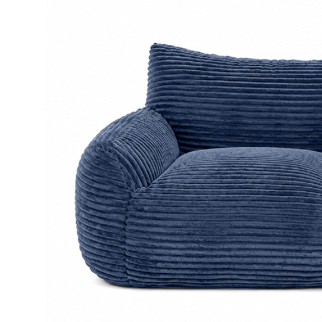 YVUS 3 Seater Compress Sofa Dark Blue
