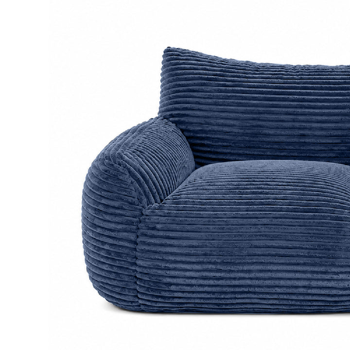 YVUS 3 Seater Compress Sofa Dark Blue
