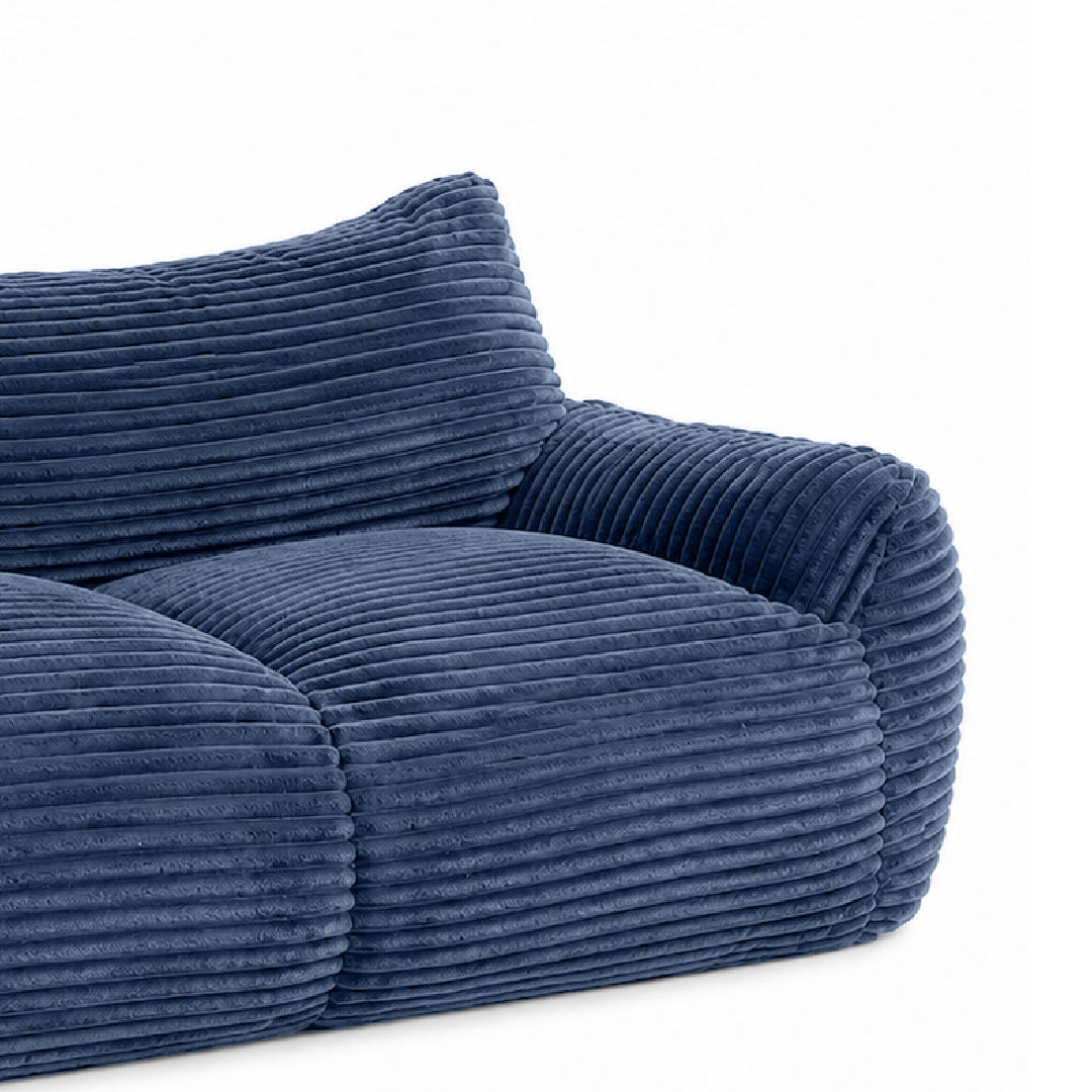 YVUS 3 Seater Compress Sofa Dark Blue