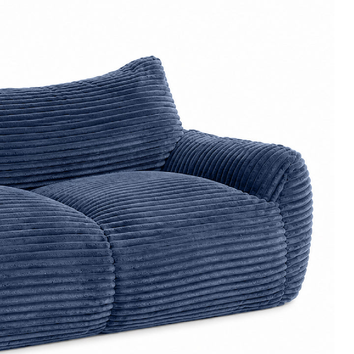 YVUS 3 Seater Compress Sofa Dark Blue
