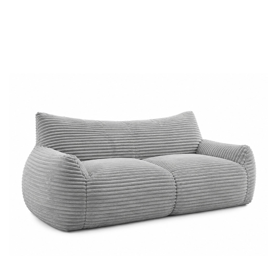 YVUS 3 Seater Compress Sofa Light Grey