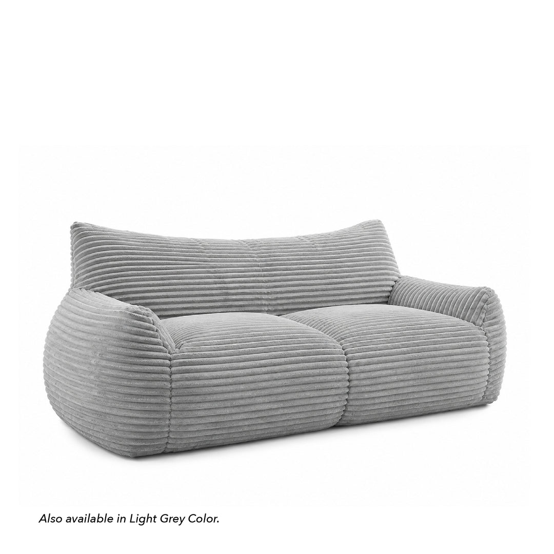 YVUS 3 Seater Compress Sofa Soft White