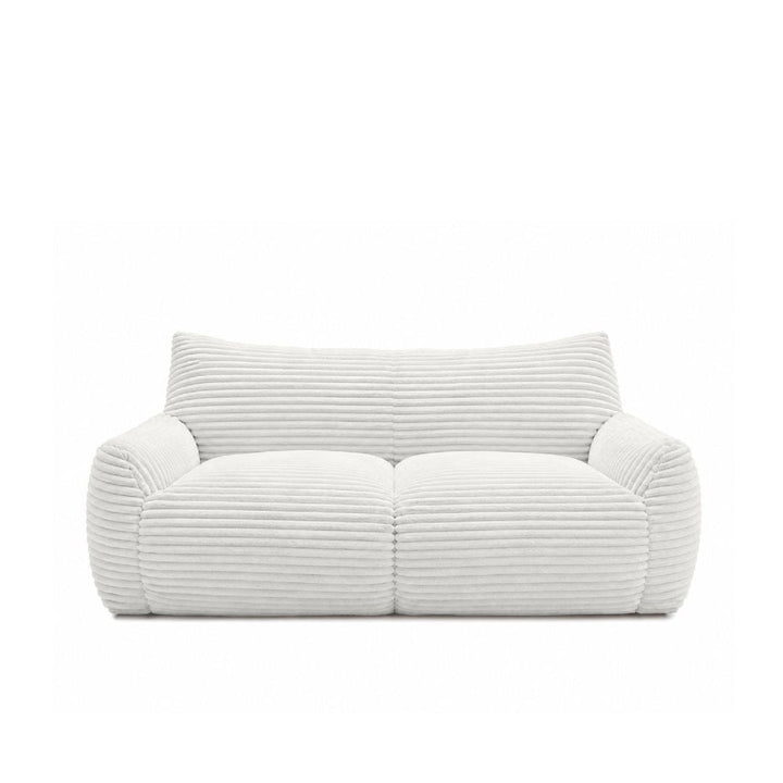 YVUS 3 Seater Compress Sofa Soft White