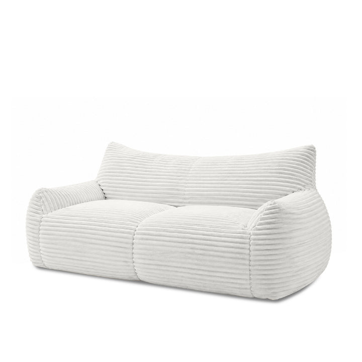 YVUS 3 Seater Compress Sofa Soft White