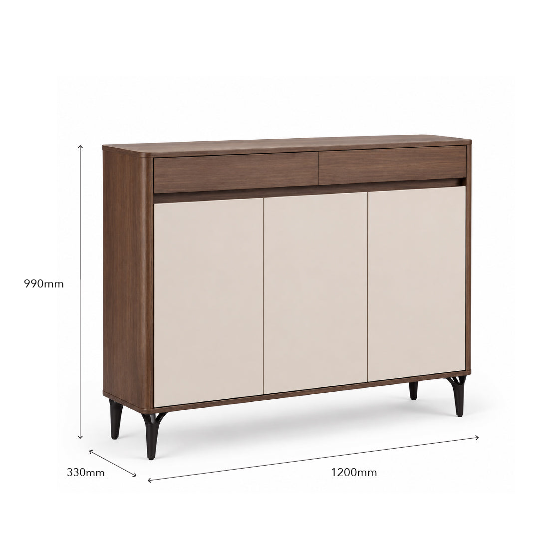 YAAVE 3 Door Shoe Cabinet