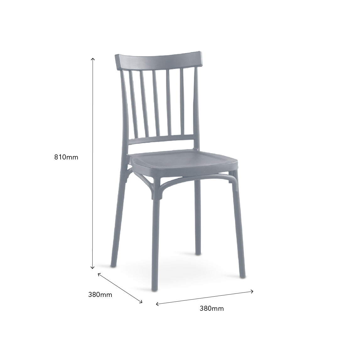 YUZA Cafe Chair Grey