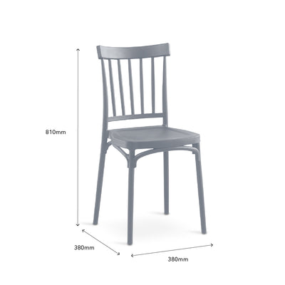 YUZA Cafe Chair Grey