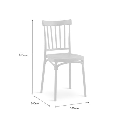 YUZA Cafe Chair White