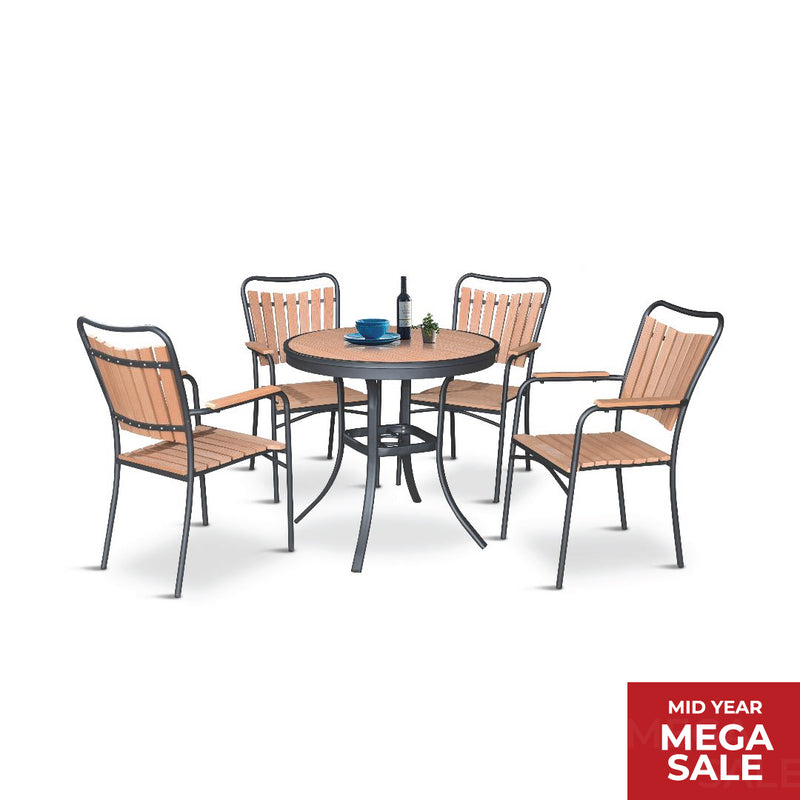 ZAHRA Round Garden Set