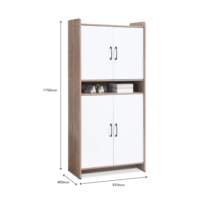 ZARIA 4 Door Shoe Cabinet