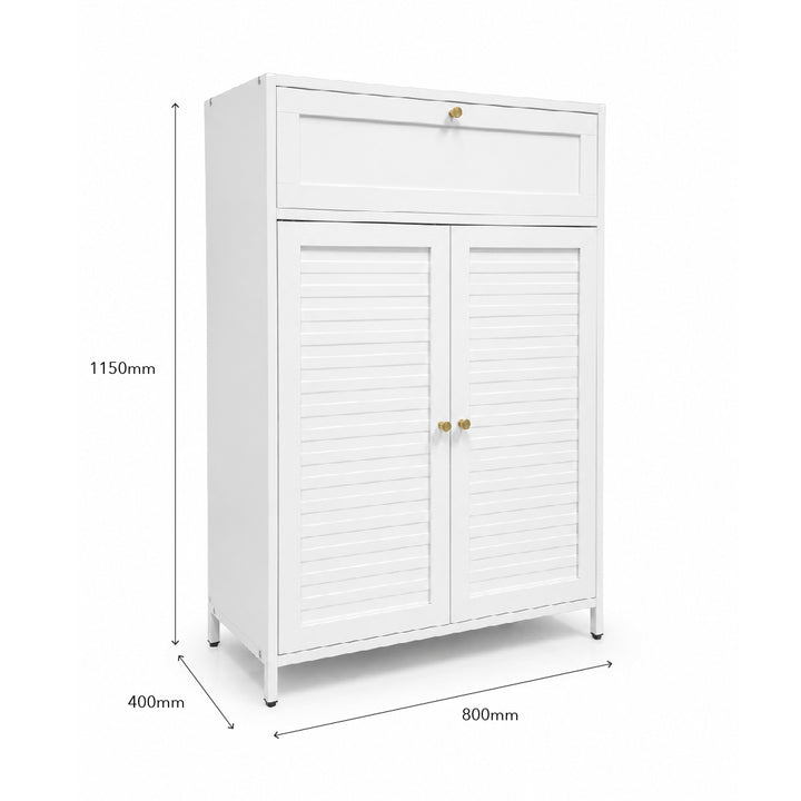 ZAVEA 2 Door Shoe Cabinet