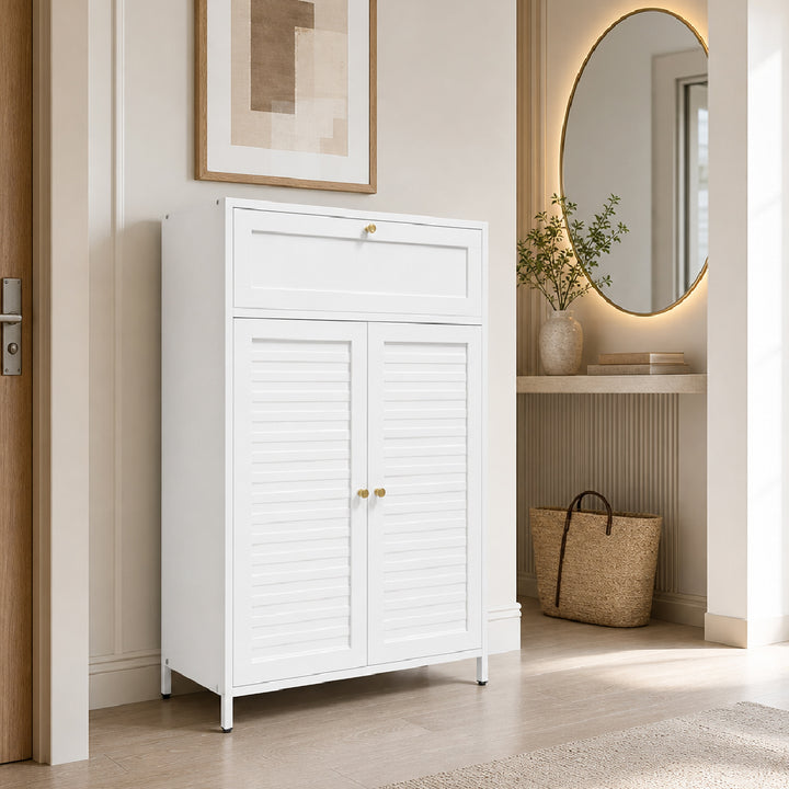 ZAVEA 2 Door Shoe Cabinet