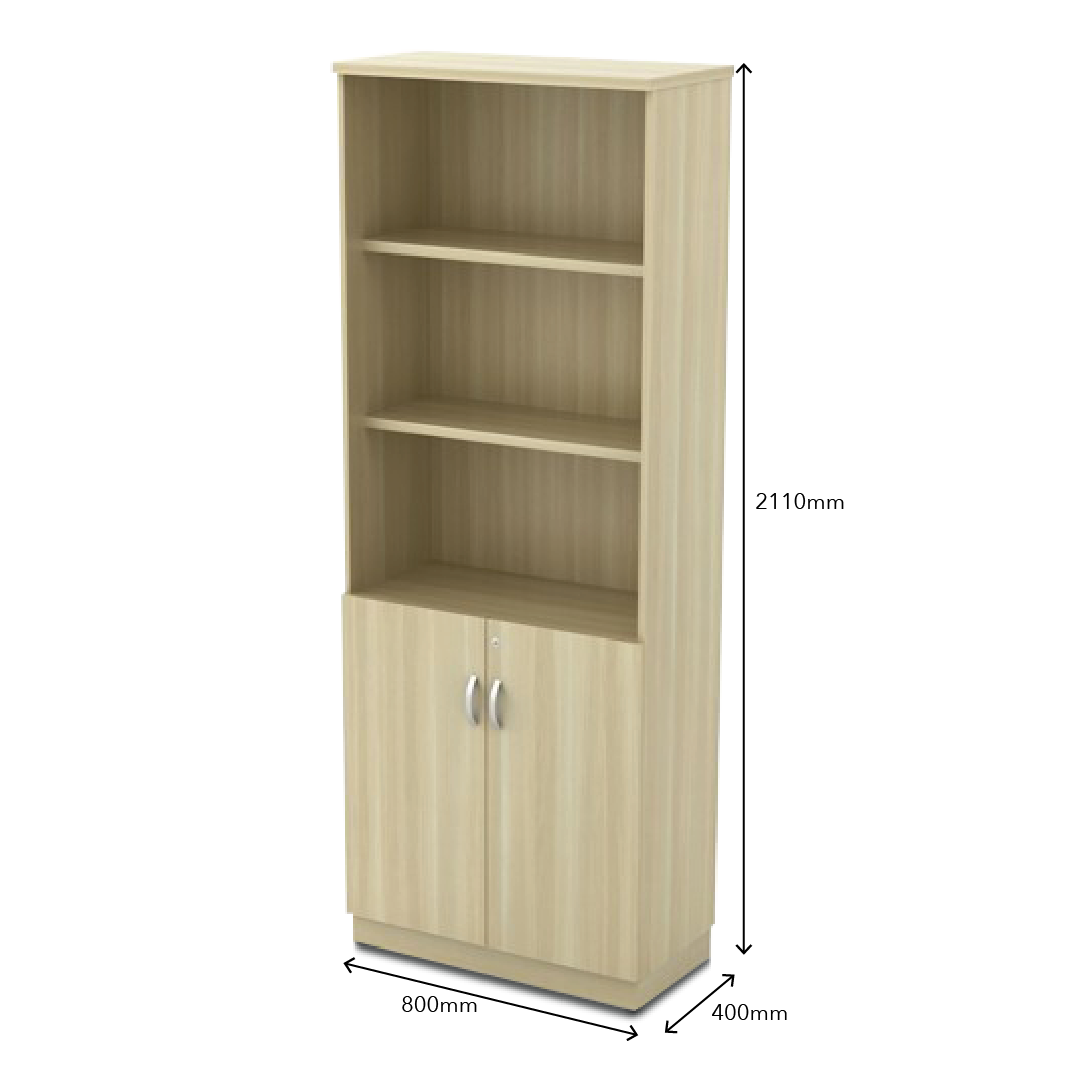 ZINOV Swinging File Semi Door Cabinet