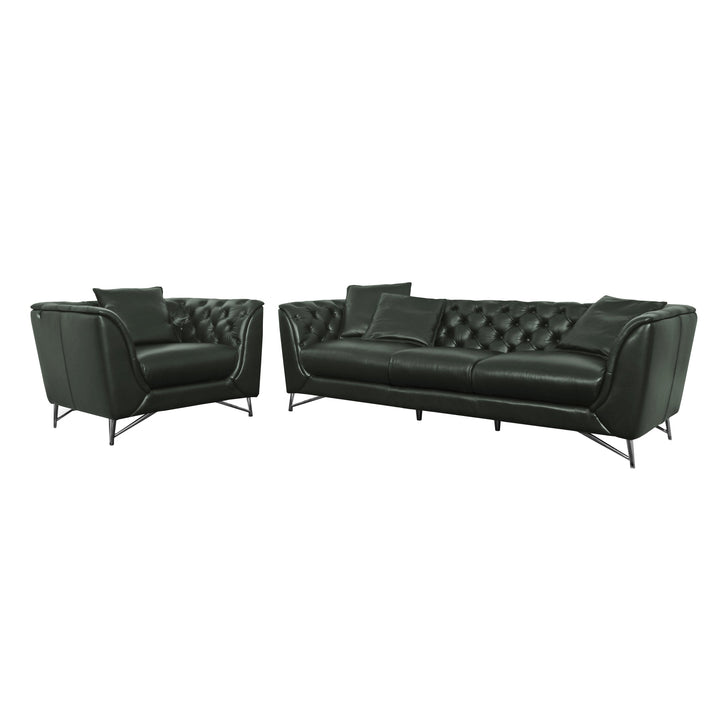 PARKER Full Leather 2 Seater Sofa