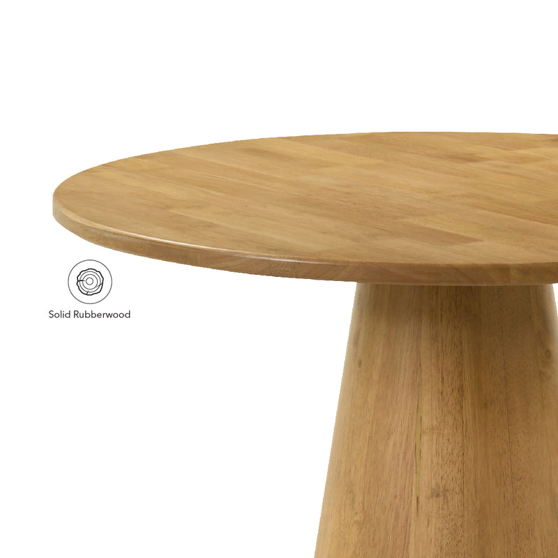 ZUKI Beech Round Dining Table