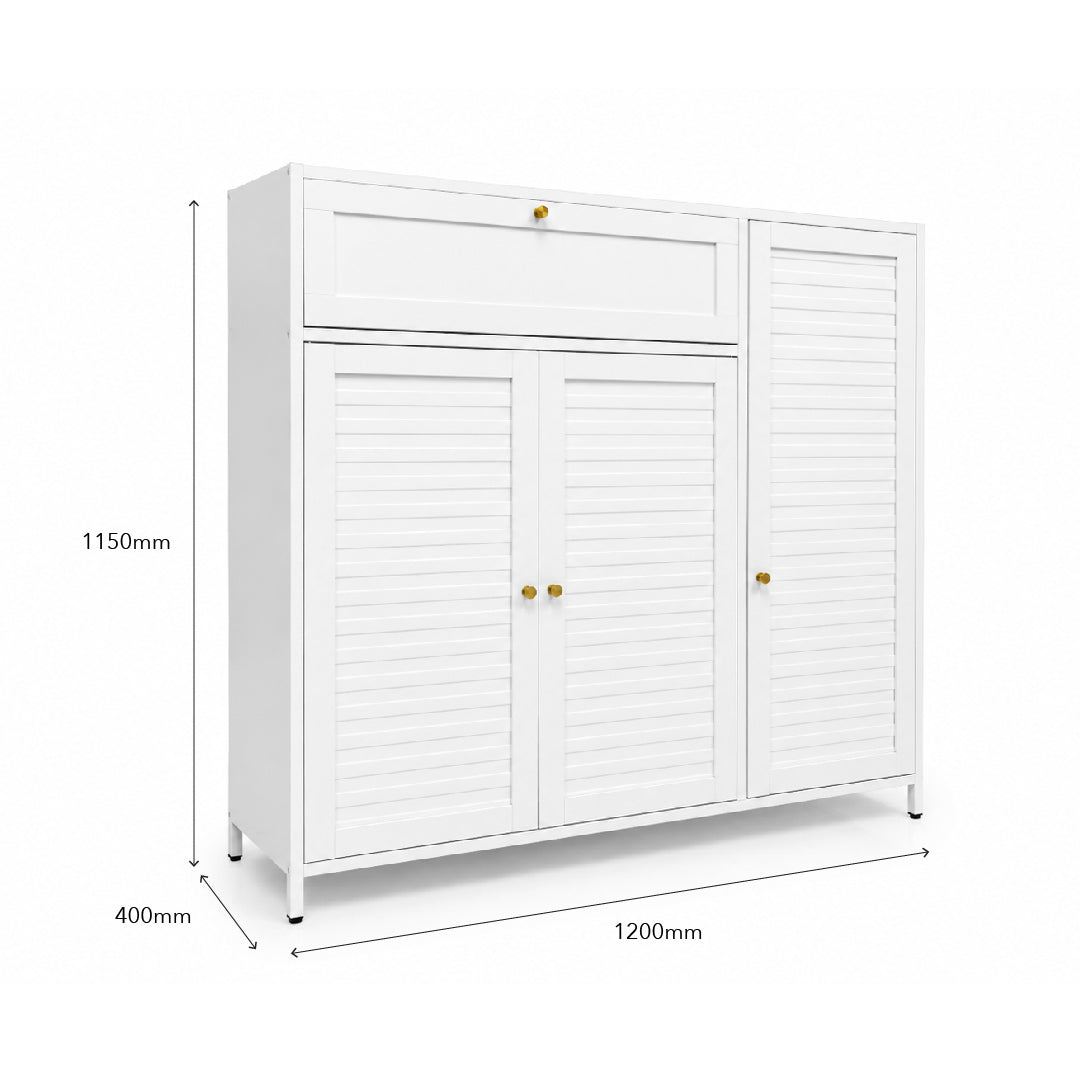 ZAVEA 3 Door Shoe Cabinet