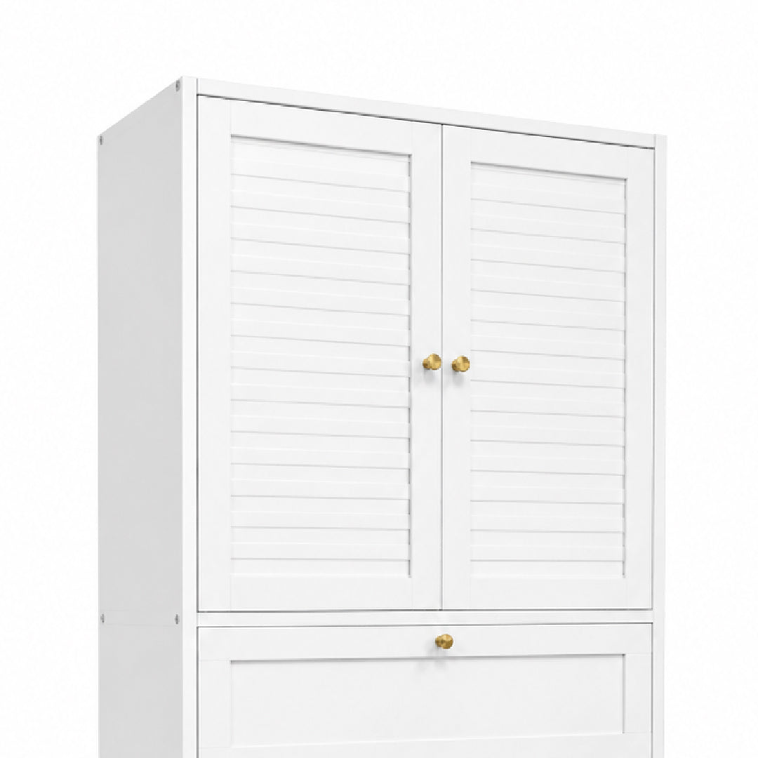 ZAVEA 4 Door Shoe Cabinet