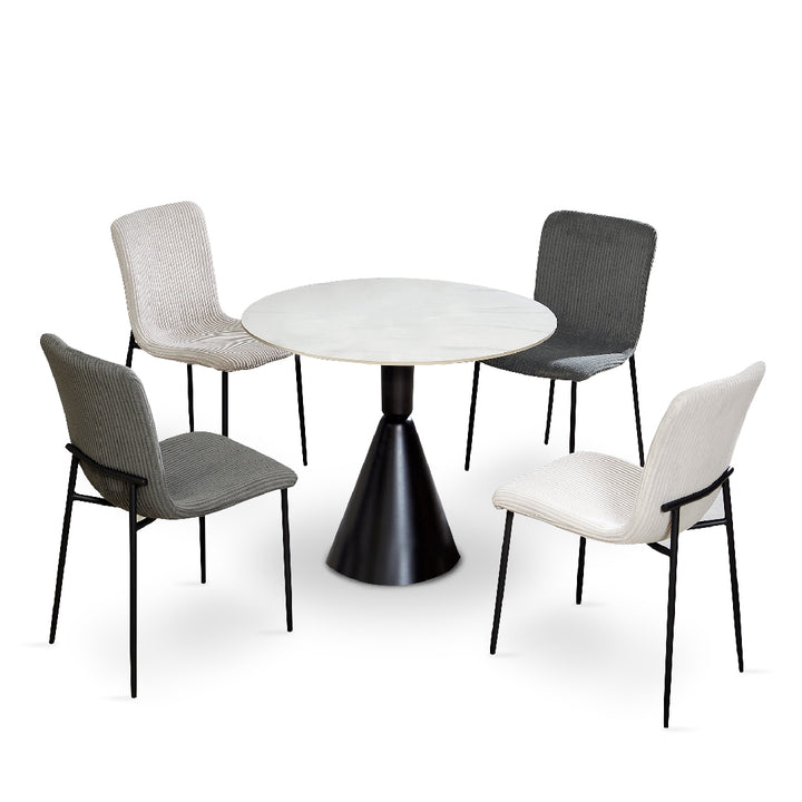RINJANI Dining Chair Dark Grey