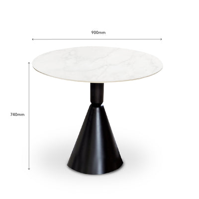 ZEEHAN Dining Set Light Grey