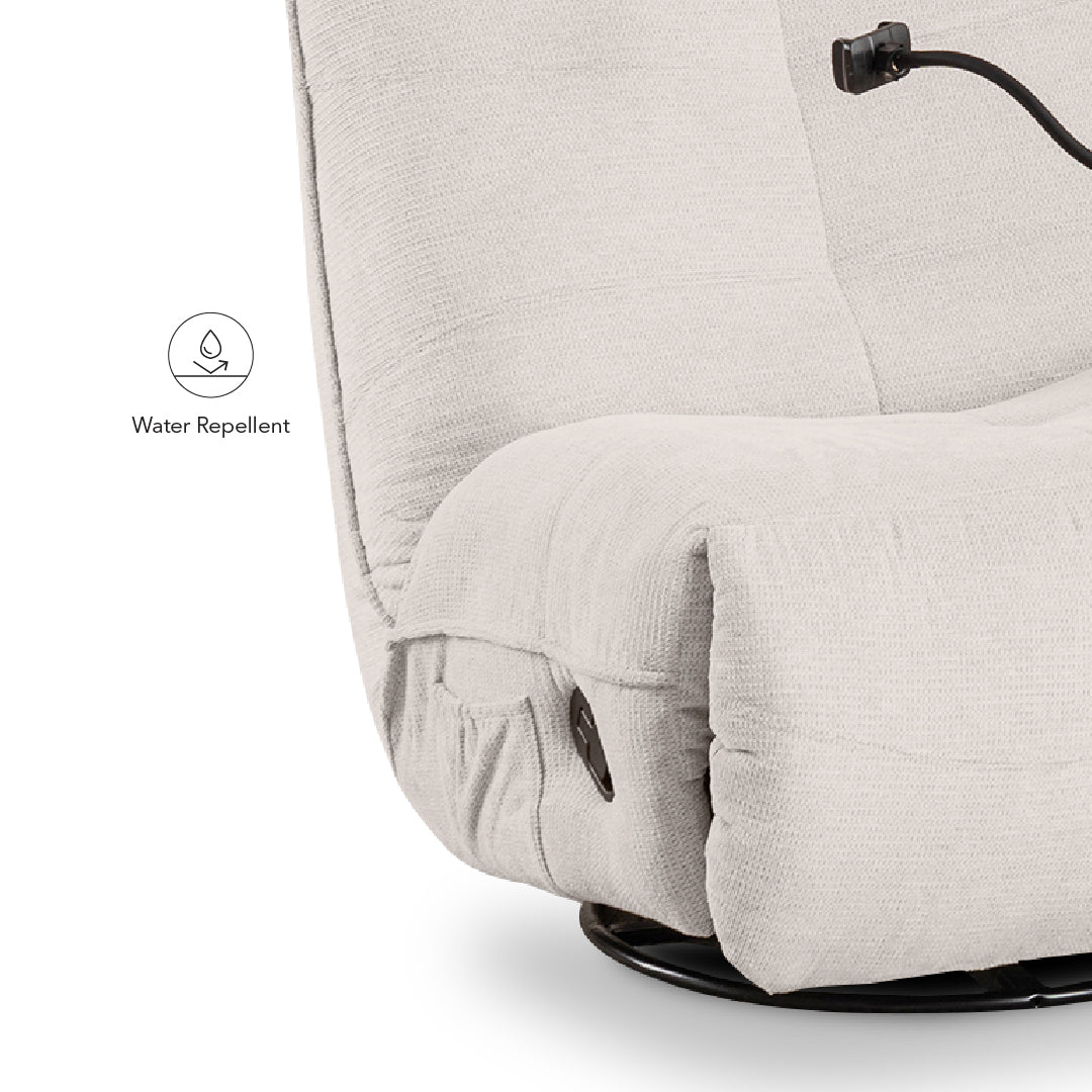 ZESTIA Recliner Sofa Light Grey