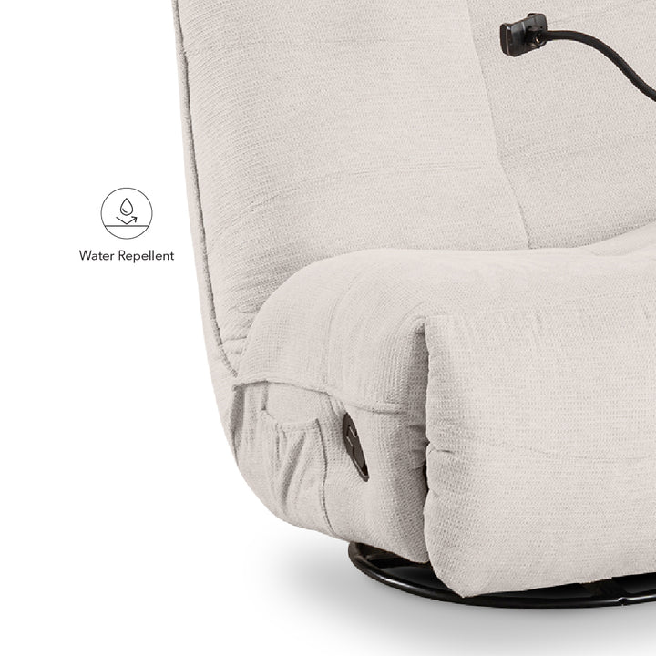 ZESTIA Recliner Sofa Light Grey