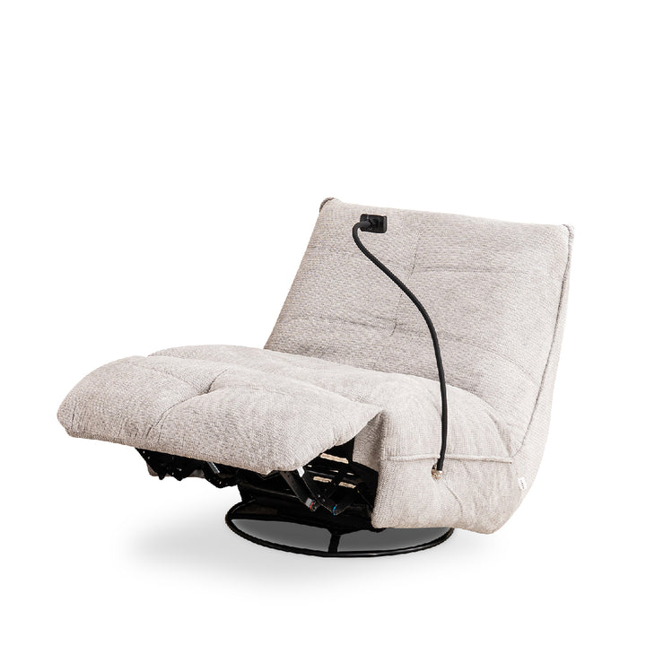 ZESTIA Recliner Sofa Light Grey