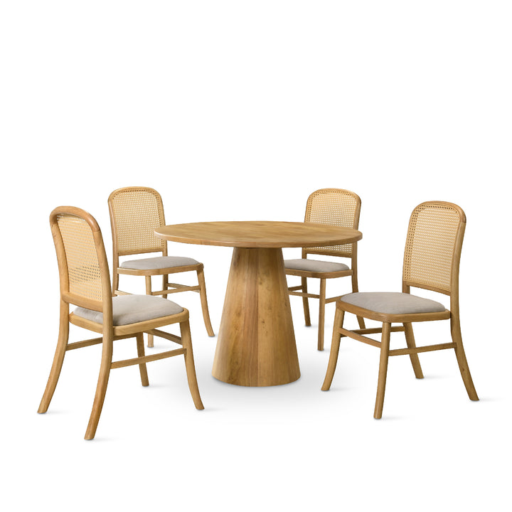ZUKUMI Beech Dining Set