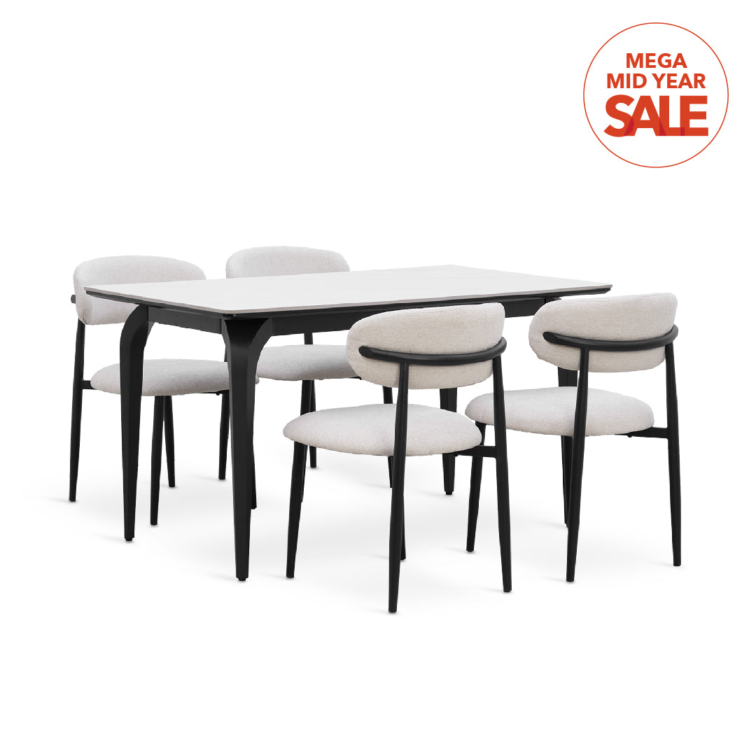AIDEN Ceramic Dining Set
