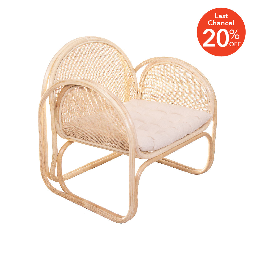 ALVA Lounge Chair Natural Doff
