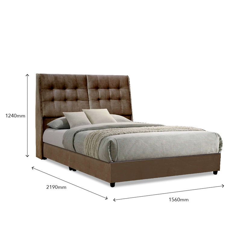 ATTERIS Brown Bed