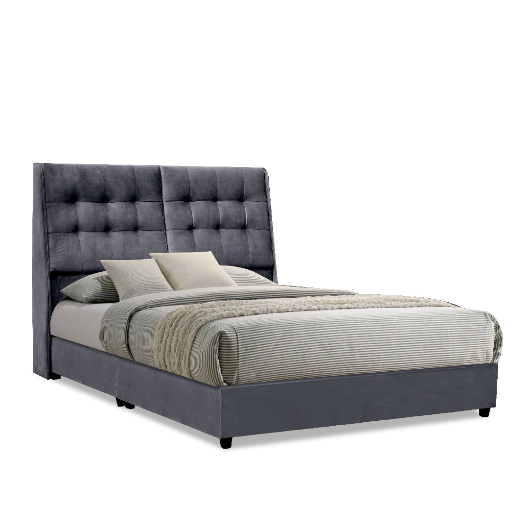 ATTERIS Grey Bed – MAJUHOME eStore