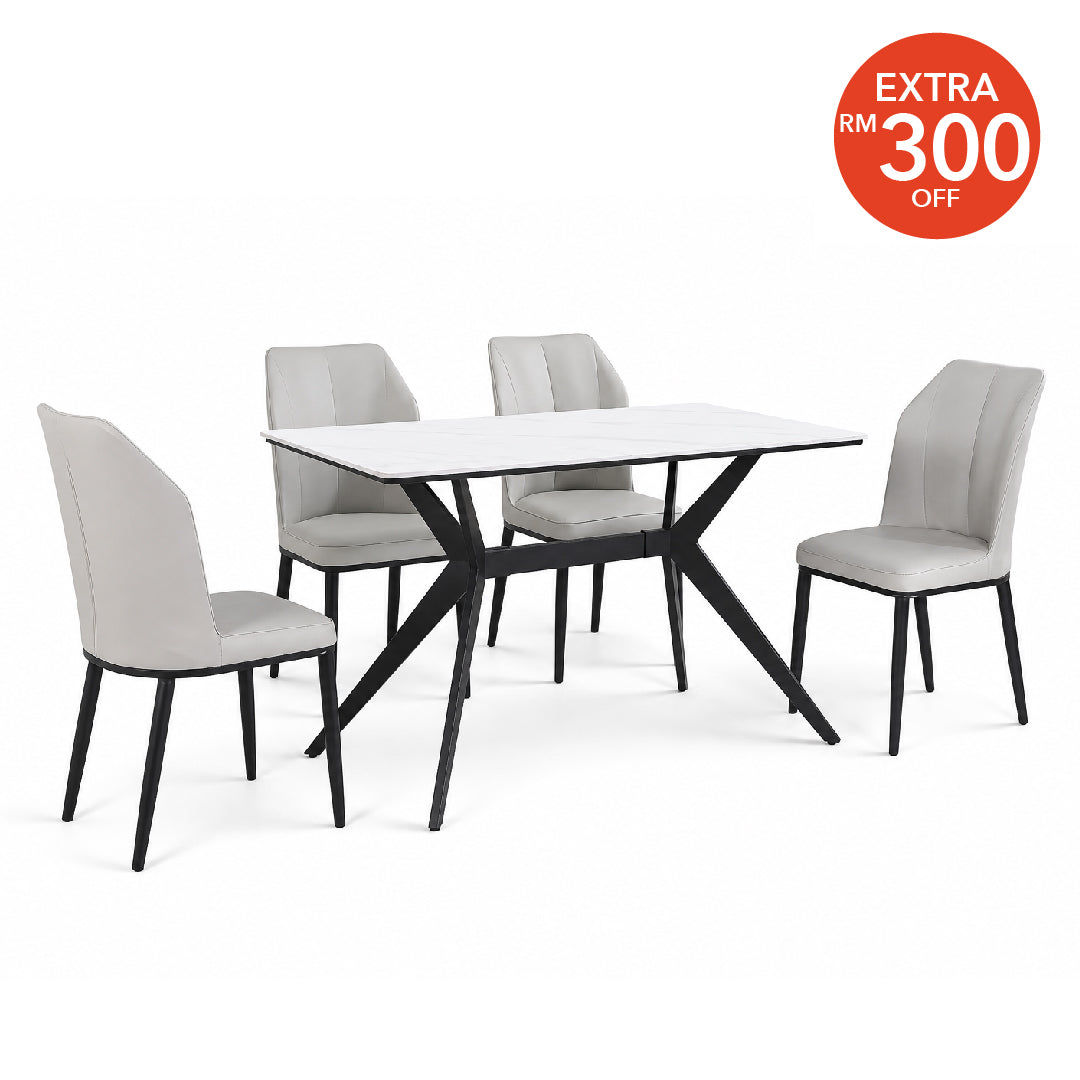 AVERY Ceramic Dining Set