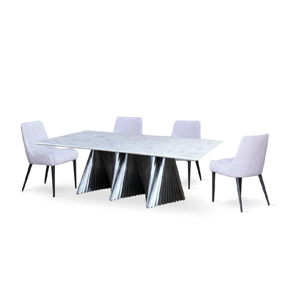 BASIL Natural Marble Dining Table