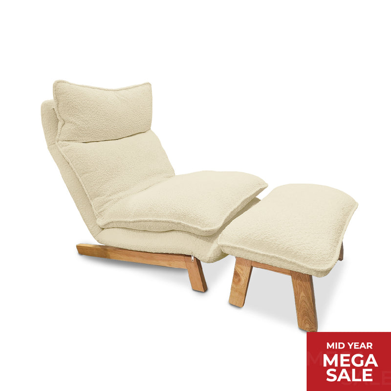 BECKY Relax Chair with Stool